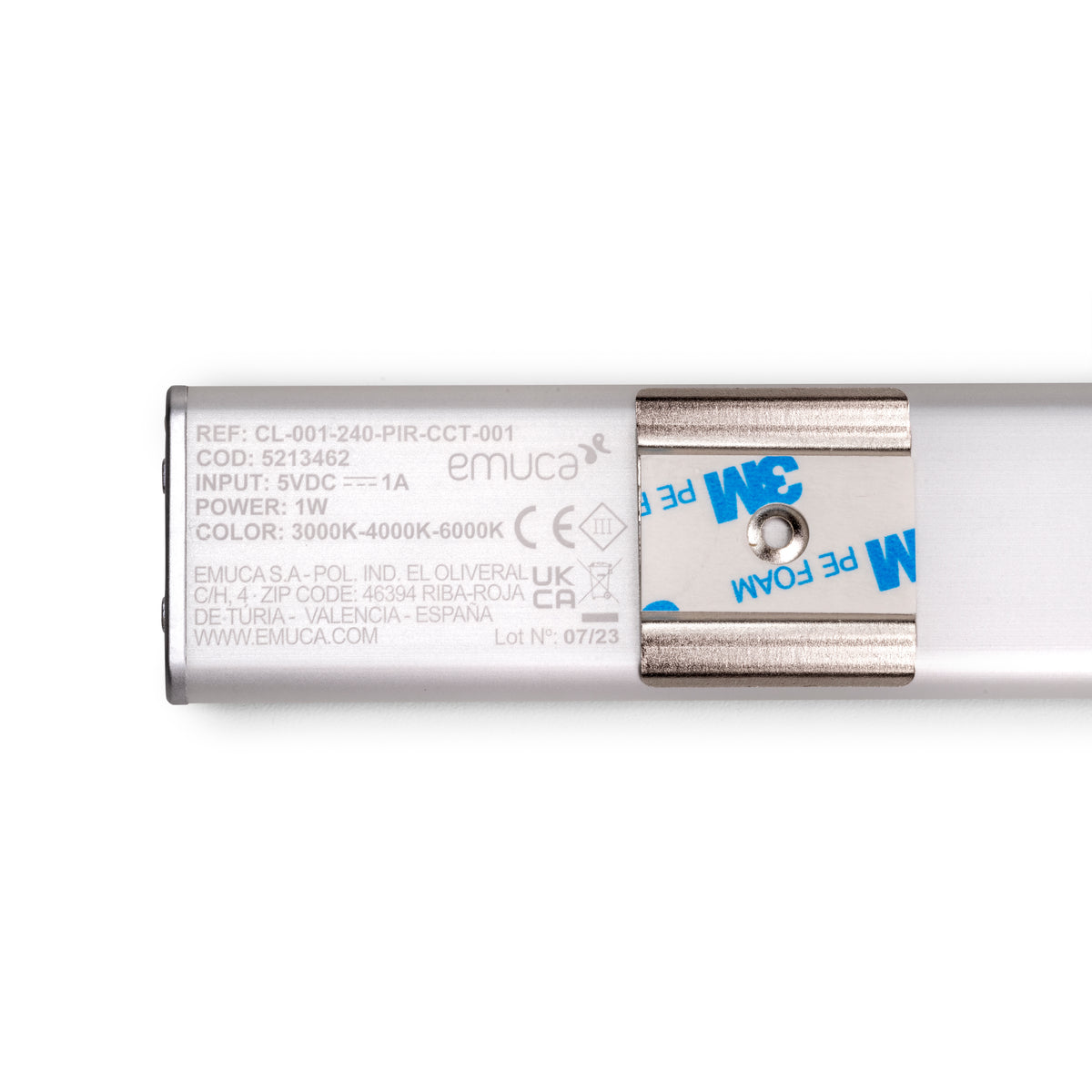 Applique LED Kaus ricaricabile via USB con sensore di movimento