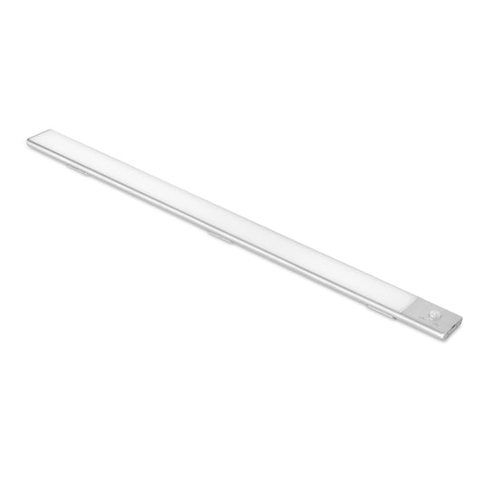 Emuca Lampada LED ricaricabile con USB Kaus con sensore di movimento, L600mm, Tecnoplastica e Alluminio, Anodizzato opaco