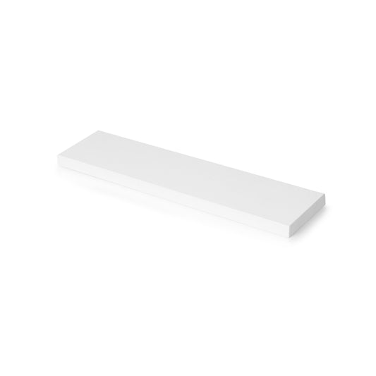 Emuca Ripiano per scaffali, 600x200mm, spessore 30mm, Legno, Verniciato bianco