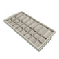 Emuca Kit di cassetto organizzatore e telaio a scorrimento con chiusura ammortizzata per armadio, regolabili, modulo 900 mm, Grigio pietra