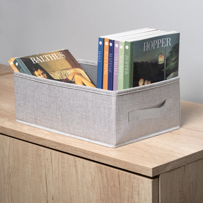 Emuca Kit di vassoio, 3 cestini organizzatori e telaio a scorrimento con chiusura ammortizzata per armadi, regolabile, modulo 900 mm, Grigio pietra