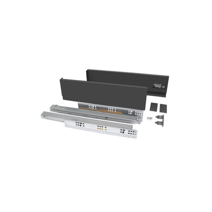 Cassetto esterno Vertex 40kg altezza 93mm per pannello da 18mm