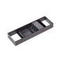 Emuca Portacoltelli per cassetto Orderbox, 150x470 mm, Acciaio e Legno, Grigio antracite