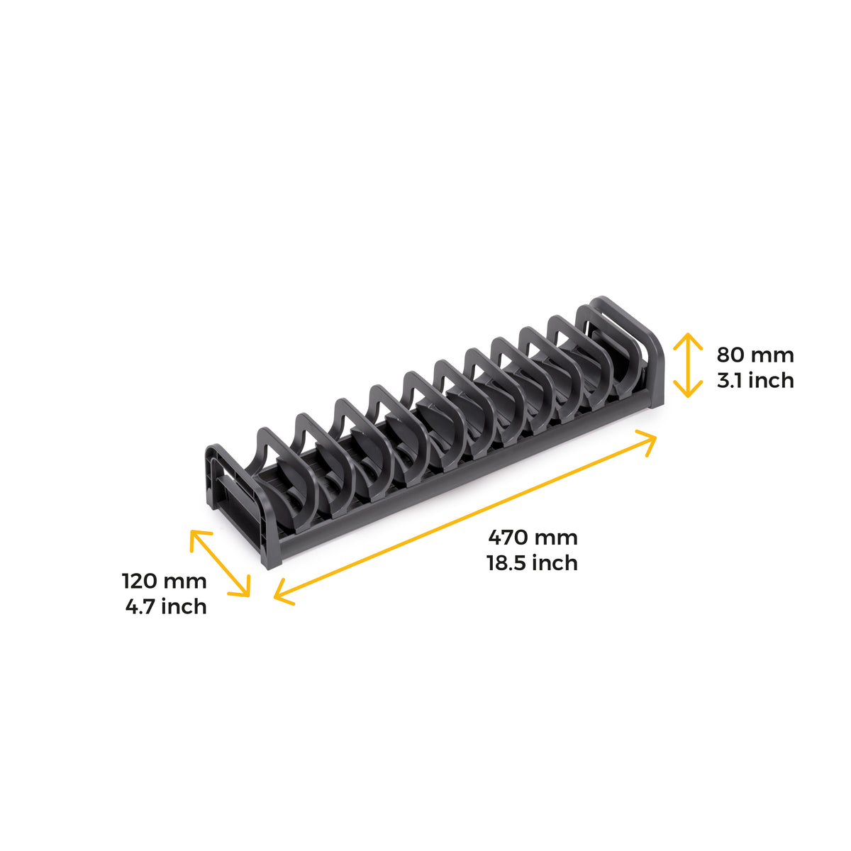 Portapiatti Orderbox 120x470 per cassetto