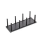 Emuca Portapiatti verticale per cassetto Orderbox, 159x468 mm, Alluminio e Tecnoplastica, Grigio antracite