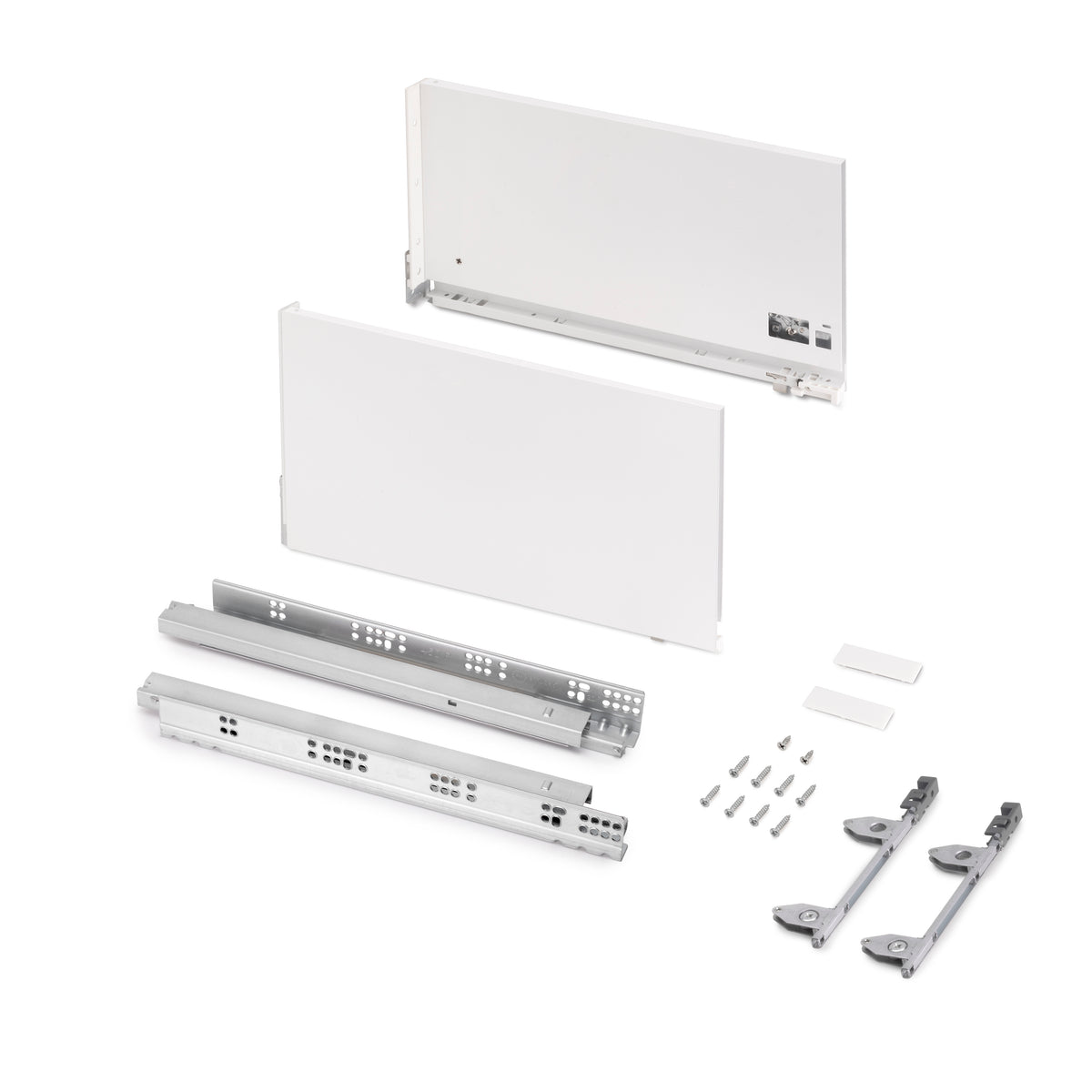Cassetto esterno Vertex, 60kg, altezza 242mm e regolazione 3D