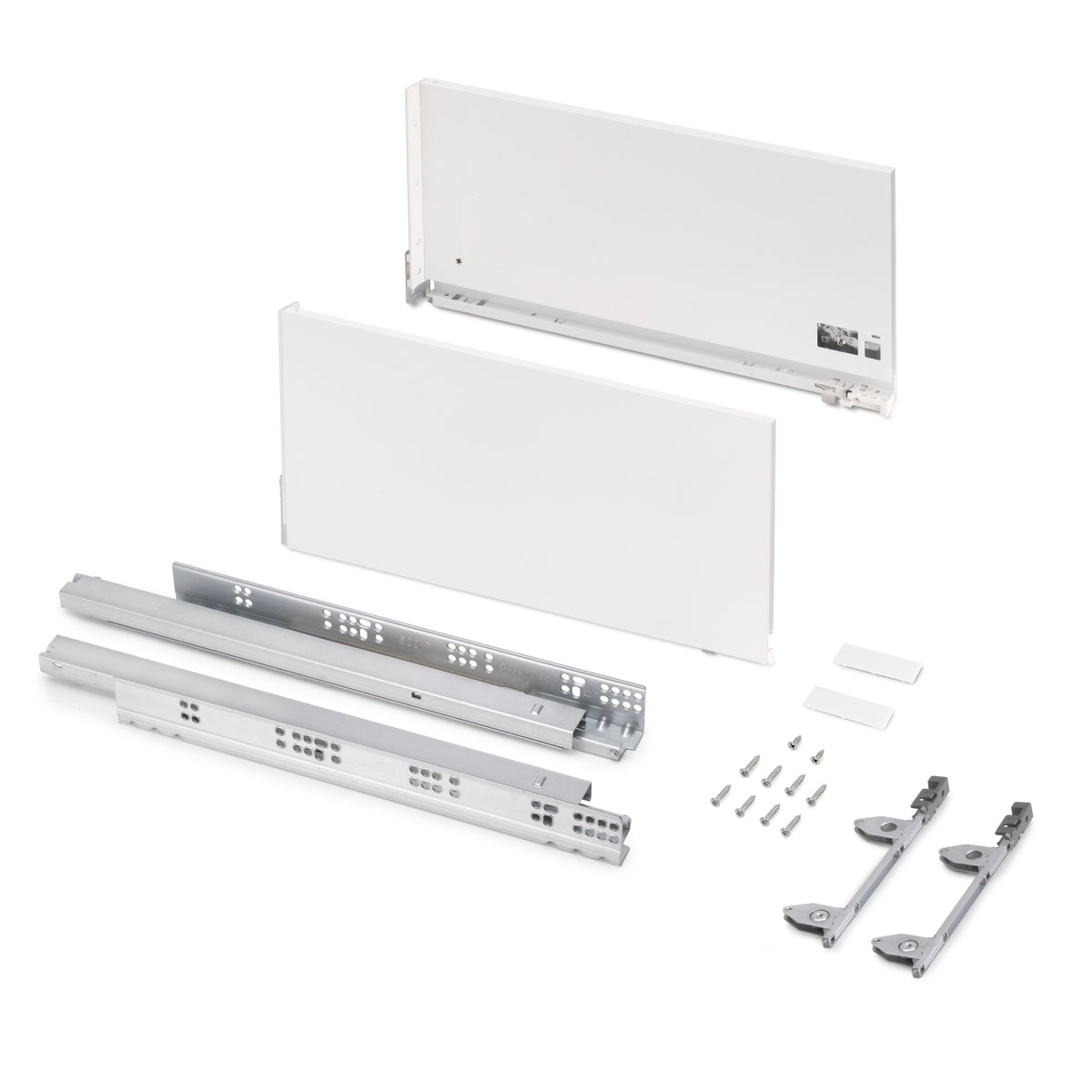Cassetto esterno Vertex, 60kg, altezza 242mm e regolazione 3D