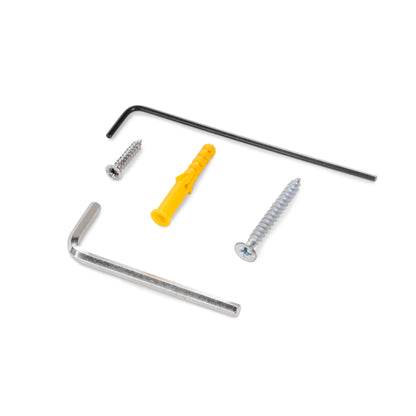 Sistema Wall per ante scorrevoli sospese in legno con chiusura soft