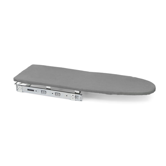 Emuca Tavola da stiro Iron 2, Acciaio e Legno, pieghevole ed estraibile per mobili Iron 2