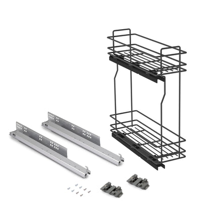 Portabottiglie laterale estraibile TitaneMax con chiusura soft