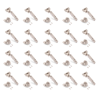 Kit cerniera collo dritto X92 con chiusura ammortizzata e basetta