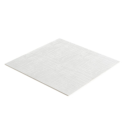 Emuca Tappetino antiscivolo per cassetti, Net, lunghezza 20m x 480mm, Tecnoplastica, Bianca