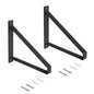 Set di supporti per mensole in legno Shelf con forma triangolare