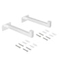 Set di supporti per mensole in legno Shelf dritto con tubo quadro