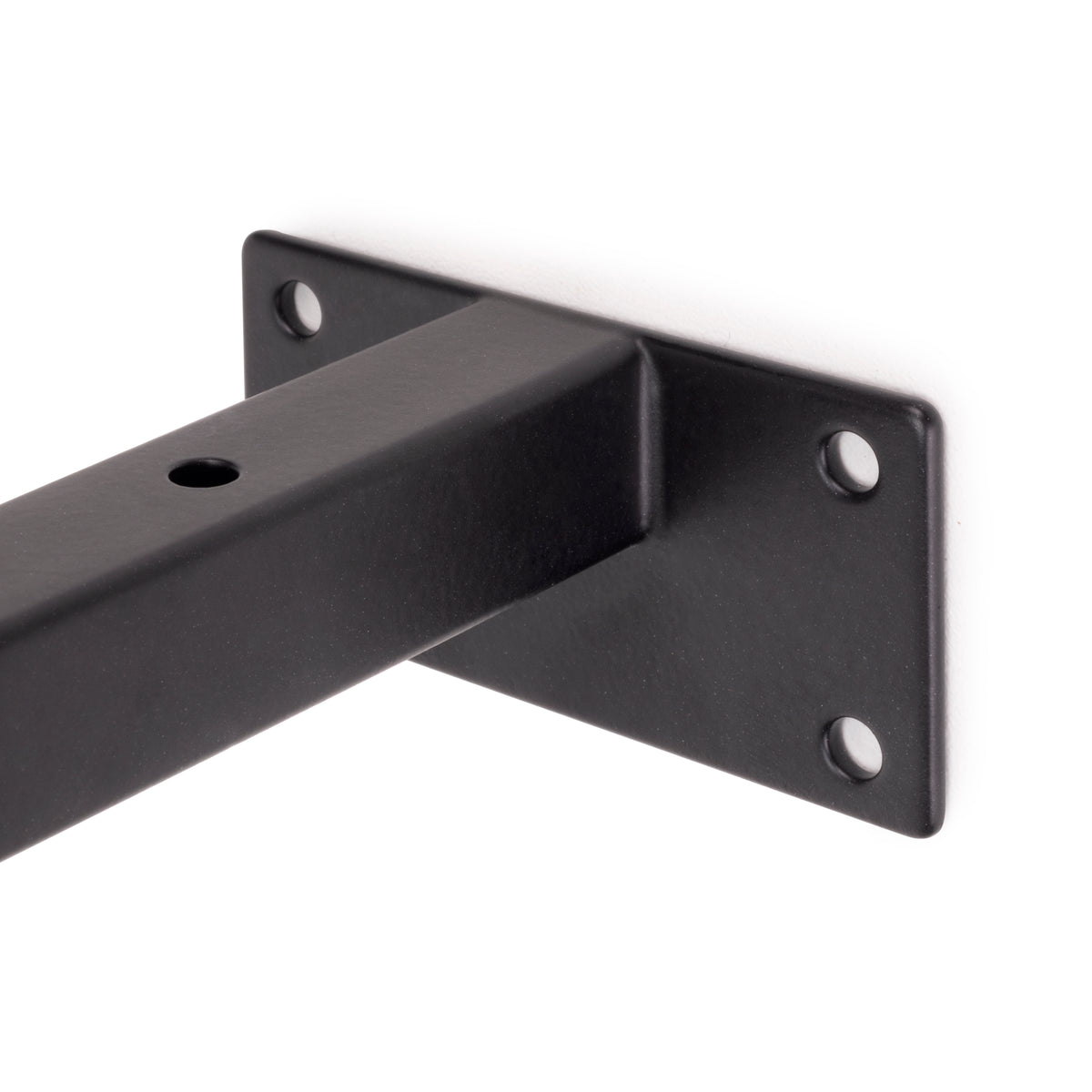 Set di supporti per mensole in legno Shelf dritto con tubo quadro