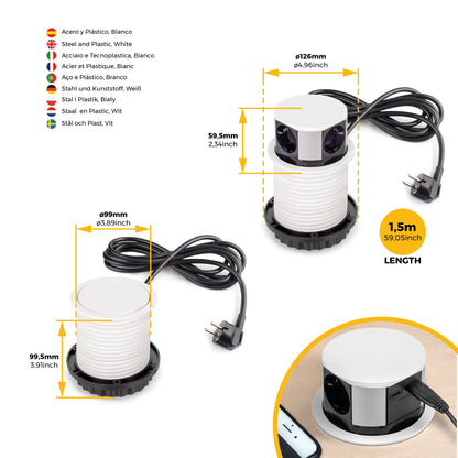 Multiconnettore Vertikal Push 100 (Ø100mm)