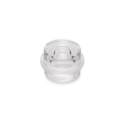 Set di 6 tappi adesivi cilindrici per porte, fissaggio a pavimento, plastica, trasparente
