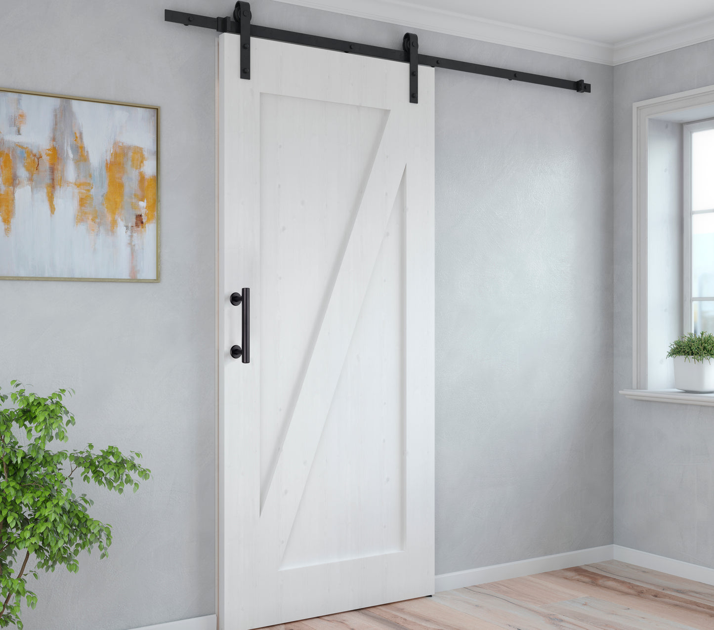Emuca Maniglia per porte scorrevoli in legno Pasadena, lunghezza 240 mm, interasse 180 mm, Acciaio, texture Nera