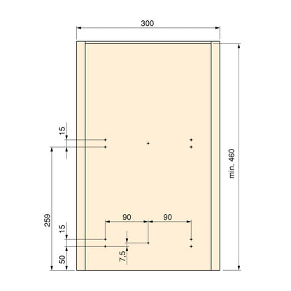Emuca Pattumiera per differenziata Recycle da cucina, 35 L, fissaggio sul fondo ed estrazione manuale, Tecnoplastica grigio antracite