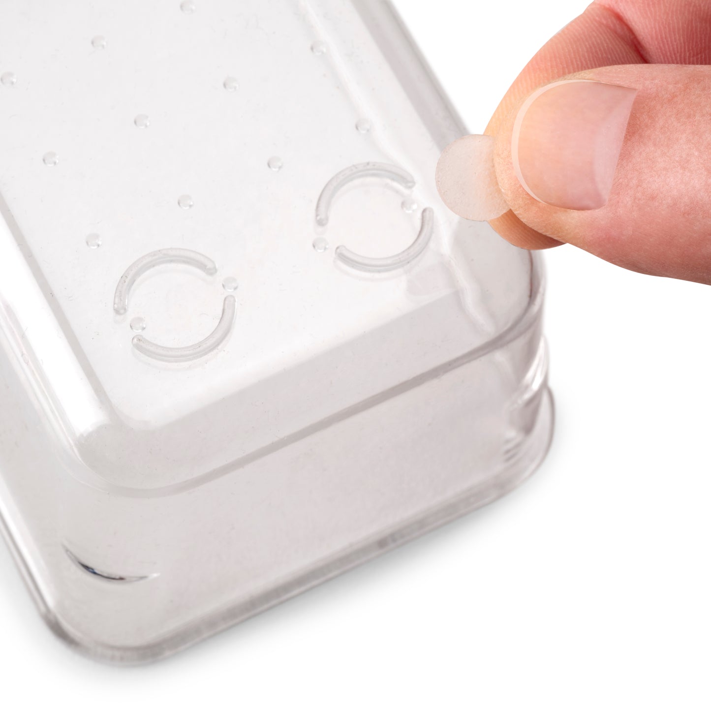 Emuca Kit di 8 contenitori organizer Cube per cassetti, Plastica, Trasparente