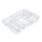 Emuca Kit di 8 contenitori organizer Cube per cassetti, Plastica, Trasparente
