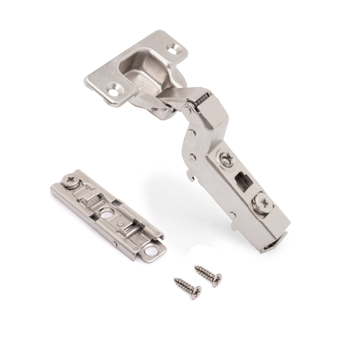 Kit cerniera collo alto X91 con chiusura ammortizzata e basetta dritto