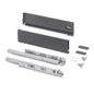 Cassetto esterno Vertex, 40kg, altezza 131mm e regolazione 3D