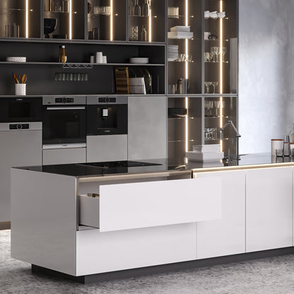 Cassetto esterno Vertex, 60kg, altezza 178mm e regolazione 3D