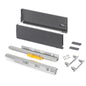 Cassetto esterno Vertex, 40kg, altezza 178mm con Push Sincro e regolazione 3D