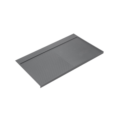 Emuca Fondi sotto lavello Sink, M100, 967x580mm, spessore della tavola 16mm, tagliabile, Tecnoplastica, Grigio antracite