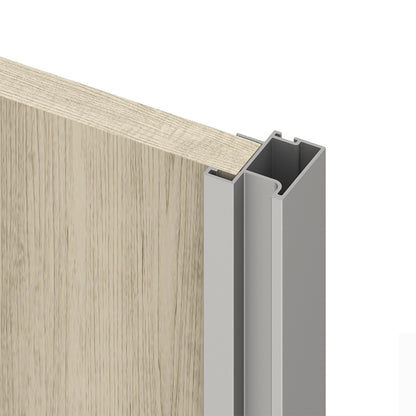 Sistema scorrevole per armadio 2 ante a scorrimento inferiore Placard 74 con maniglia Sharp e chiusura soft