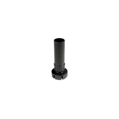 Emuca Kit di piedi regolabili Bone con base quadrata per mobili, altezza 100mm, regolabile 98-140mm, Tecnoplastica, Nera