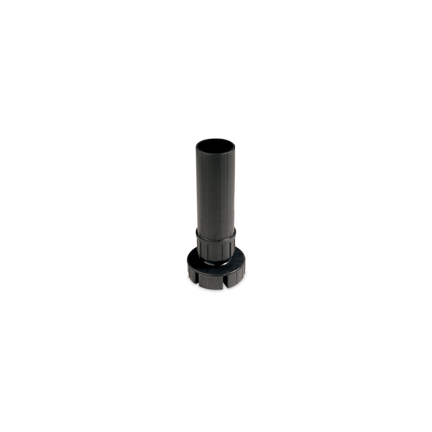 Emuca Kit di piedi regolabili Bone con base quadrata per mobili, altezza 150mm, regolabile 148-190mm, Tecnoplastica, Nera