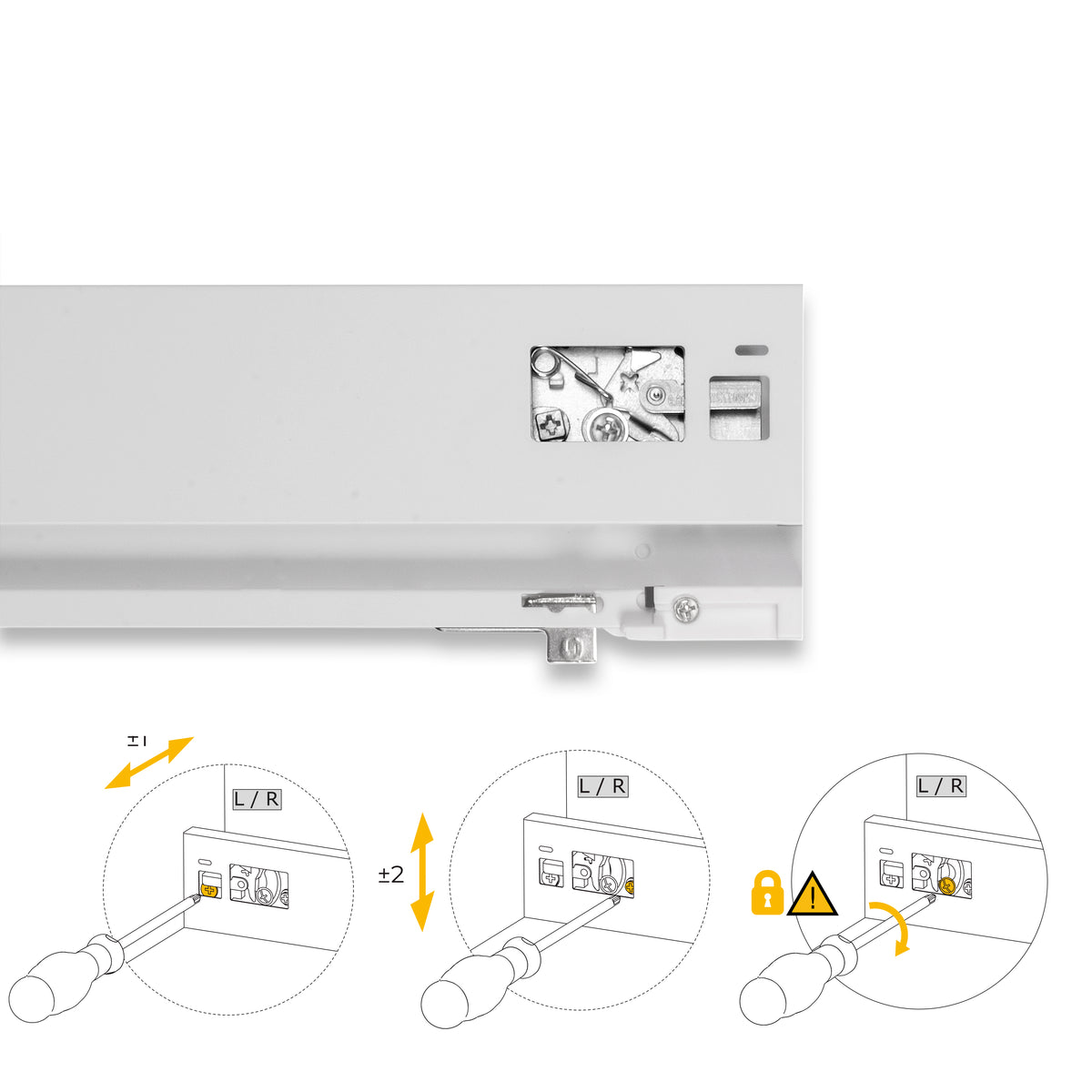 Cassetto esterno Protone 30 kg altezza 93 mm