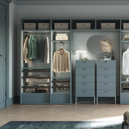 Cassetto in filo metallico per armadi e cabine armadio Quartz