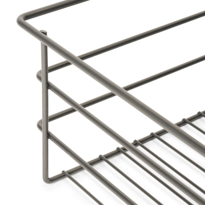 Emuca Cassetto in filo metallico per armadi e cabine armadio Quartz, 640mm (M80), Acciaio, Titanio