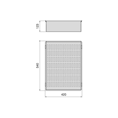 Cassetto metallico per armadi e cabine armadio Quartz
