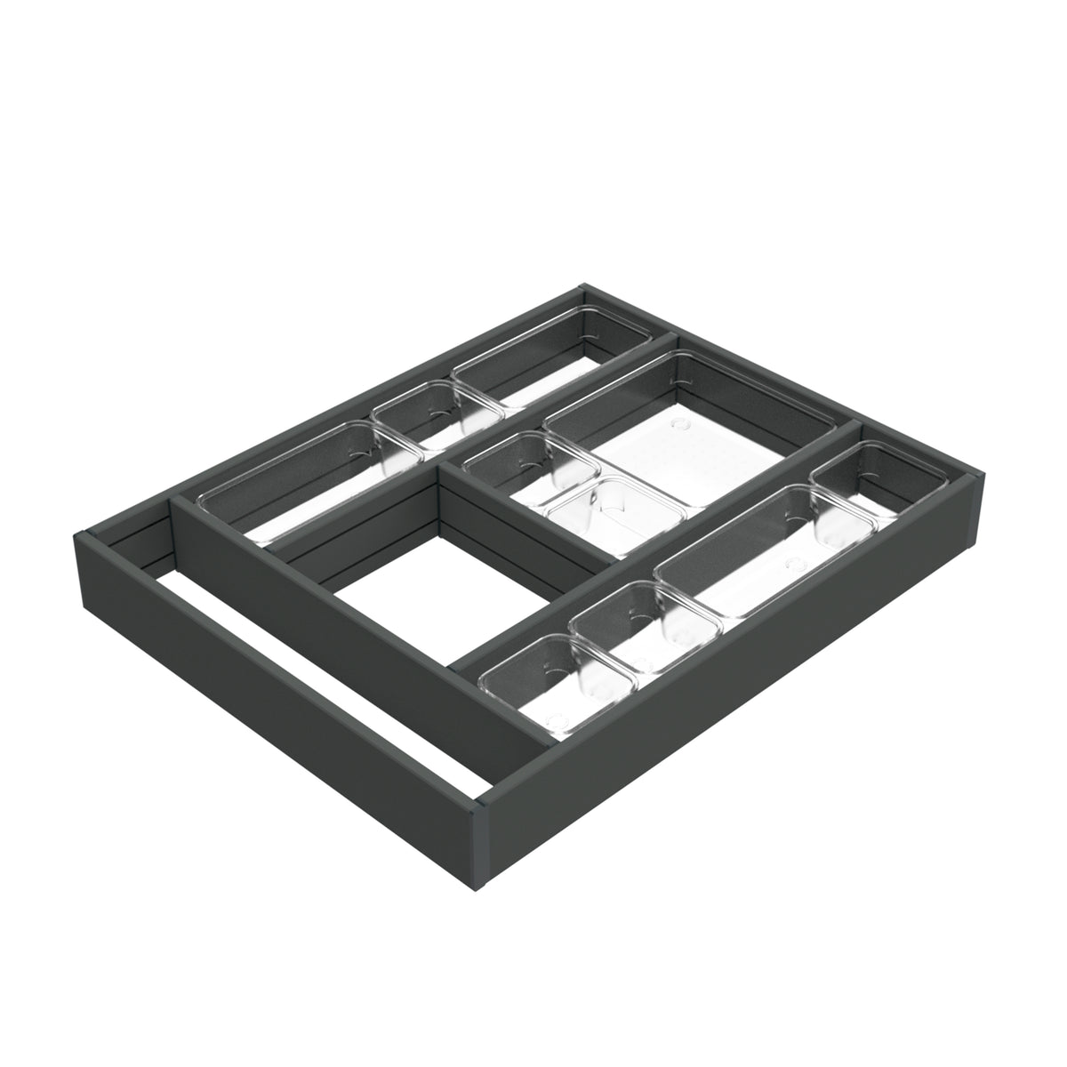 Organizzatore per cassetti Alumount 450x500