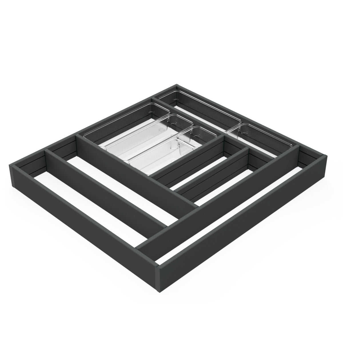 Organizzatore per cassetti Alumount 600x500