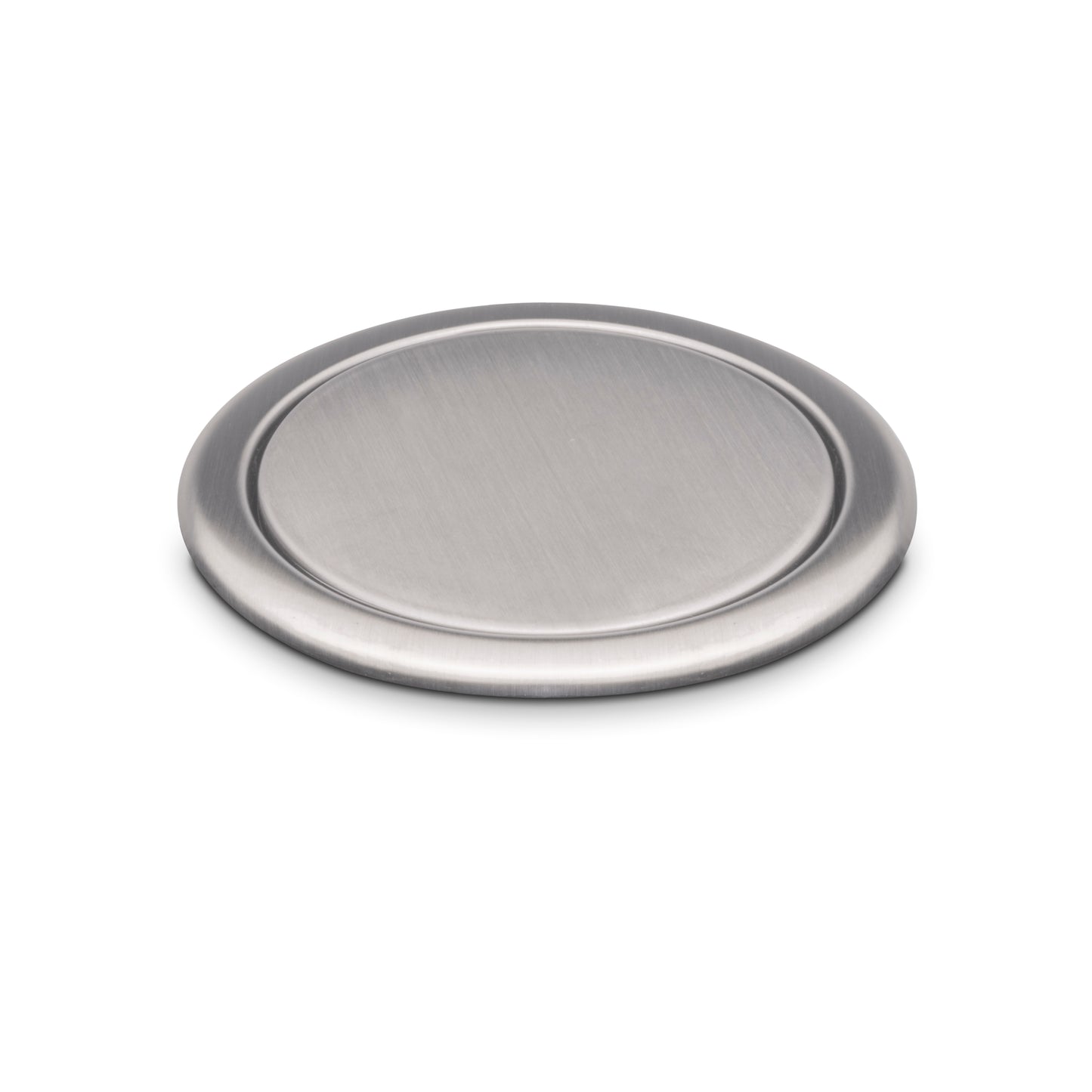 Emuca Multiconnettore estraibile Vertikal Push 60, diametro 60 mm, 3 prese Schuko, 1 USB tipo A, 1 USB tipo C, Acciaio e Tecnoplastica, Acciaio inossidabile