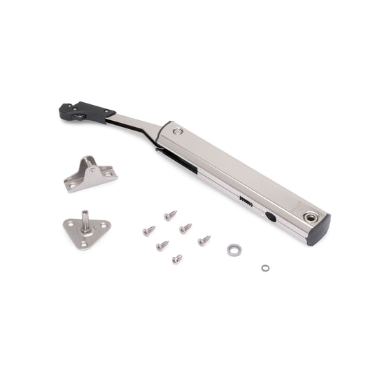 Emuca Braccetto per ante elevabile Altius One, Gamma di forza 1440-2200, Acciaio, Nichelato