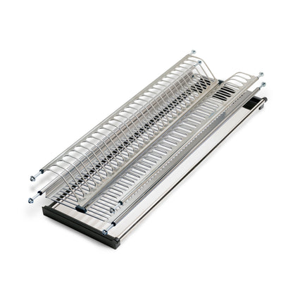 Emuca Scolapiatti acciaio inossidabile Drynox, modulo 450 mm, Acciaio inossidabile