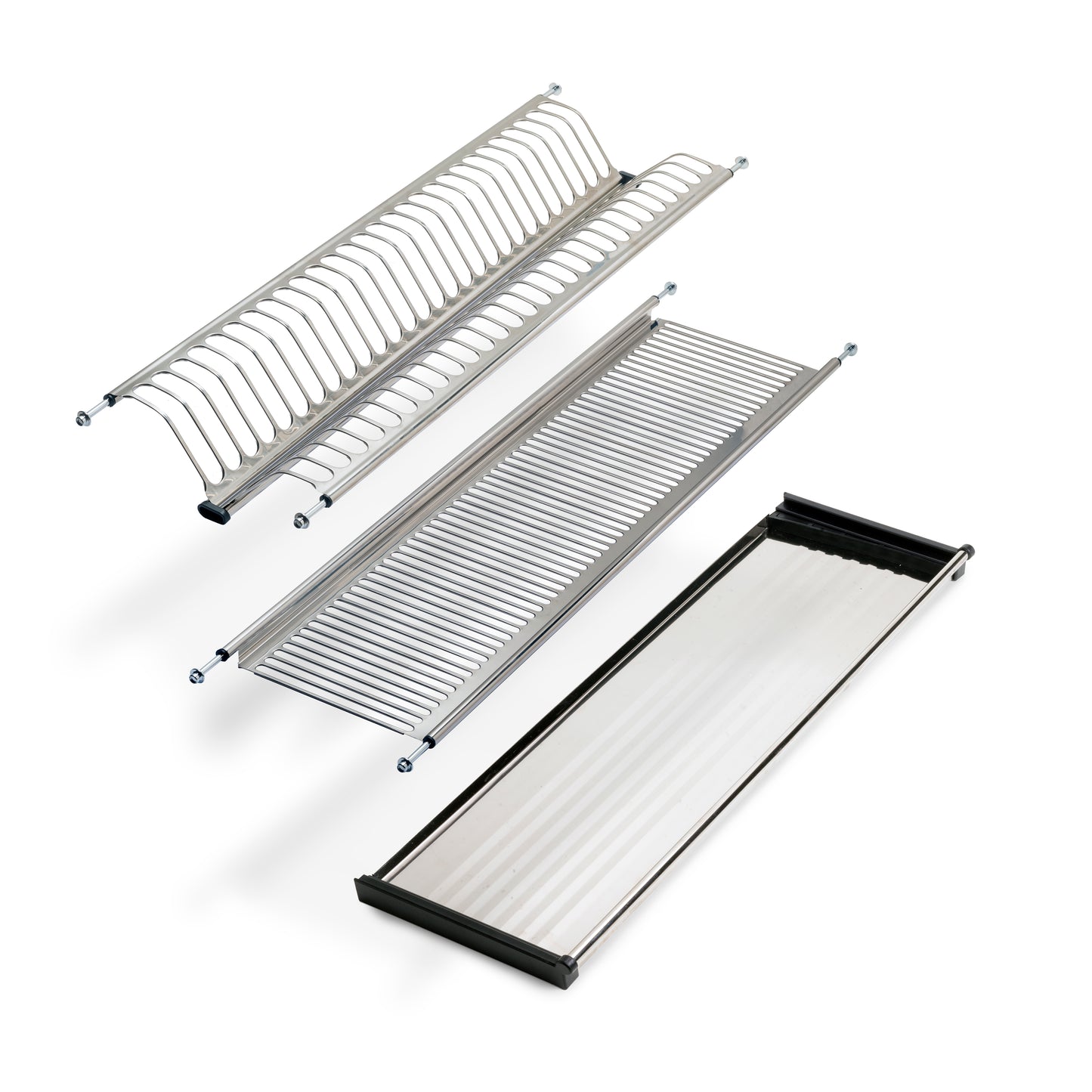 Emuca Scolapiatti acciaio inossidabile Drynox, modulo 500 mm, Acciaio inossidabile