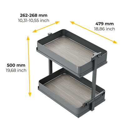 Carrello estraibile Harmony con chiusura soft