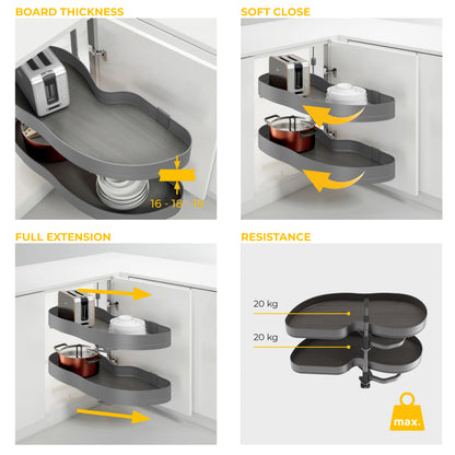 Angolare Harmony Lake per mobili da cucina
