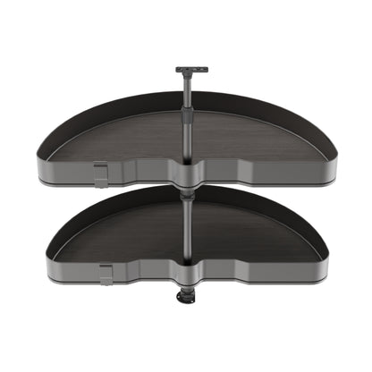 Coppia di cestelli girevoli Harmony semicircolare