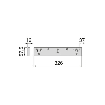 Set di 2 distanziale laterale per telaio Quartz