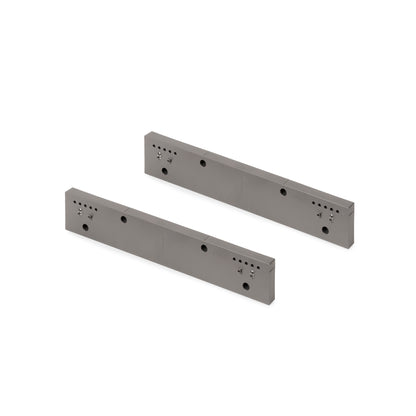 Emuca Set di 2 distanziale laterale per telaio Quartz, Tecnoplastica, Titanio