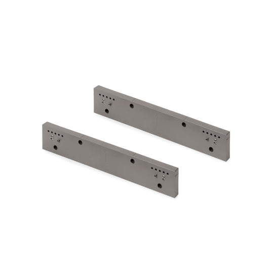 Emuca Set di 2 distanziale laterale per telaio Quartz, Tecnoplastica, Titanio