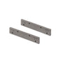 Emuca Set di 2 distanziale laterale per telaio Quartz, Tecnoplastica, Titanio